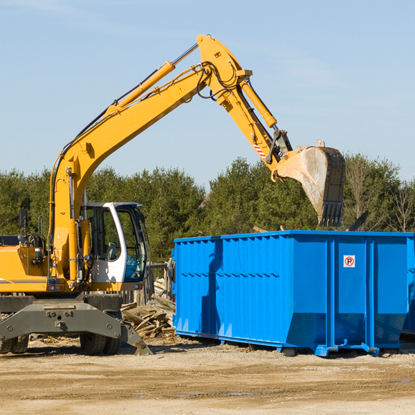 are there any additional fees associated with a residential dumpster rental in Rowan